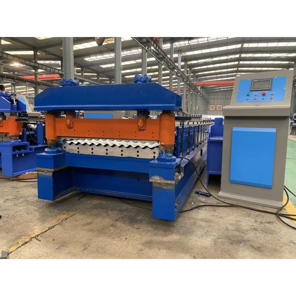 High Efficiency Corrugated Iron Rolling Machine With Delta PLC