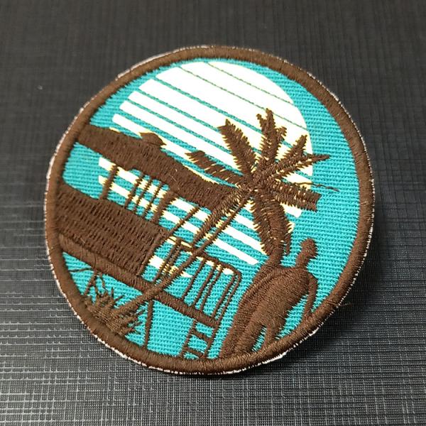 Custom Embroidery Patch 3D Puff LOGO Badges Sew On Iron On Clothing Patches