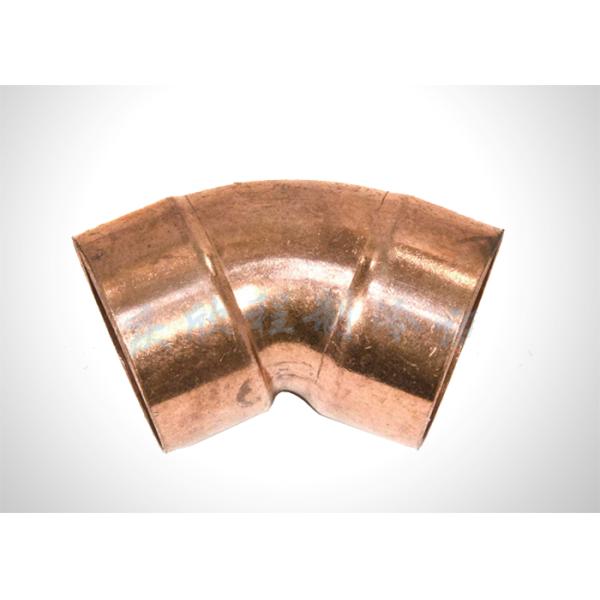 45 Degree Easy Bend Refrigeration Pipe Fittings Copper Pipe Elbow for HVAC and Plumbing