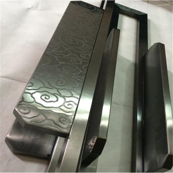 Luxury stainless steel glass door handle ,Hotel pull handle customized size and color