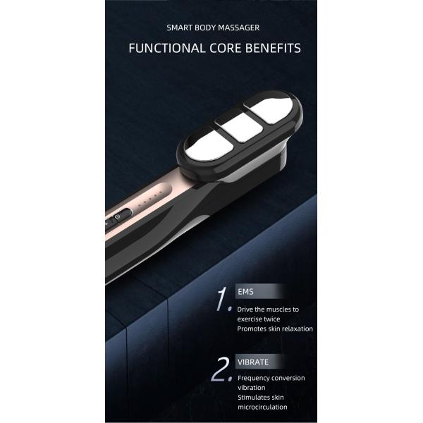 Multifunctional Electric Massage Comb Smart EMS Vibration Red Blue Light Face Body Skin Care Hair Growth