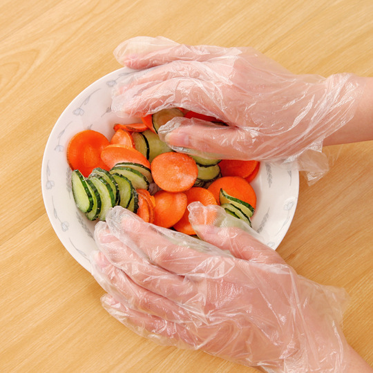 Kitchen Cheapest Price Work Gloves Disposable Plastic Food Gloves Factory Polyethylene Glove Household Customized Box