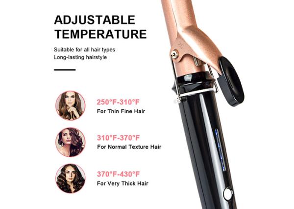 OEM Professional 65W Ceramic Hair Curler 2 In 1 Straightening Curling Iron