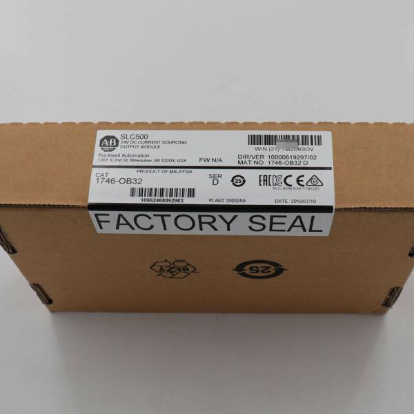 Módulo do I/O de Allen-Bradley SLC500 1746-OB32 Ser D, saída de 32 canais, 5 -50VDC