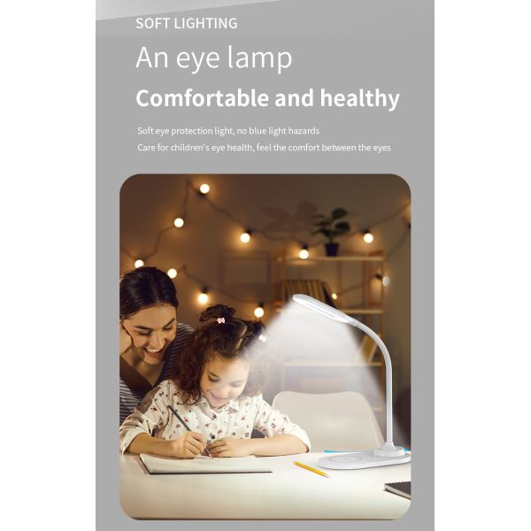 Ultra fast wireless charging，multifunctional touch desk lamp，bedside table intelligent light companion