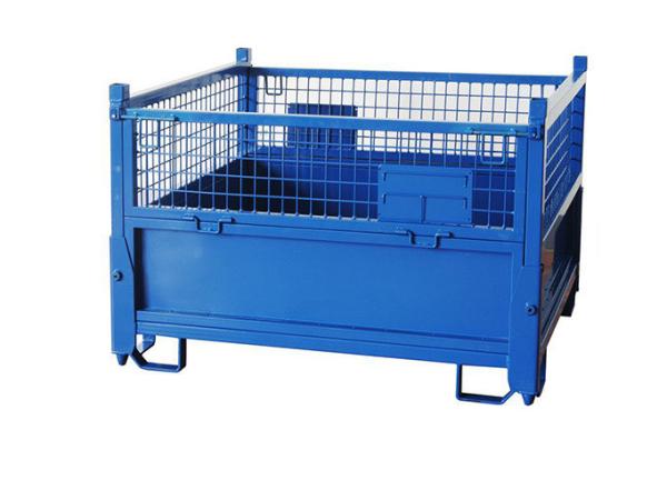 Self Loading Warehouse Storage Cage Collapsible Customized