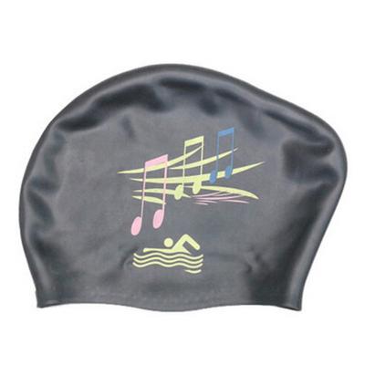 A nadada à prova d'água do silicone tampa o teste padrão bonito dos desenhos animados para crianças unisex