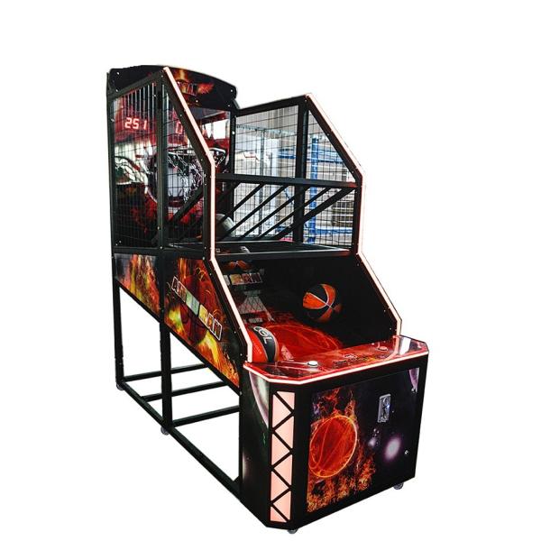 Fancy Shooting Street Basketball Arcade Game Machine  Orange Green Blue Color 