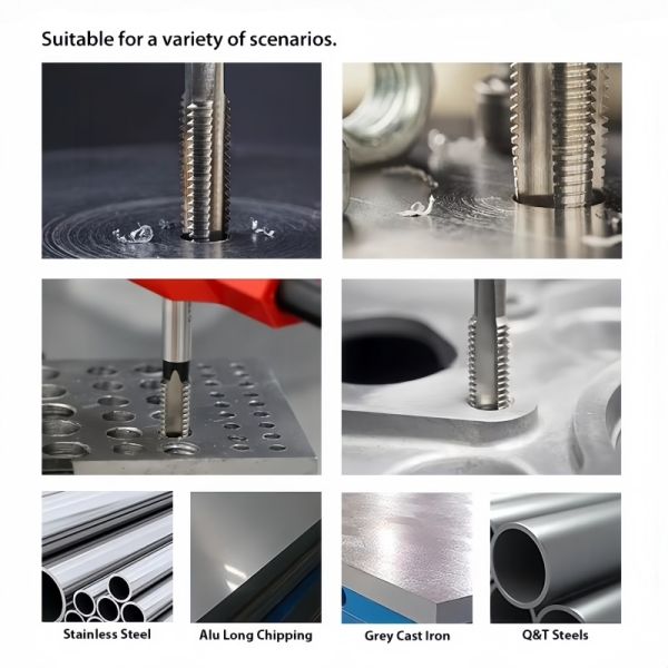 Wholesale Focus: Industrial M2 High Speed Steel Hand Taps | DIN 352 3-Piece Metric Set for Reliable Metal Threading