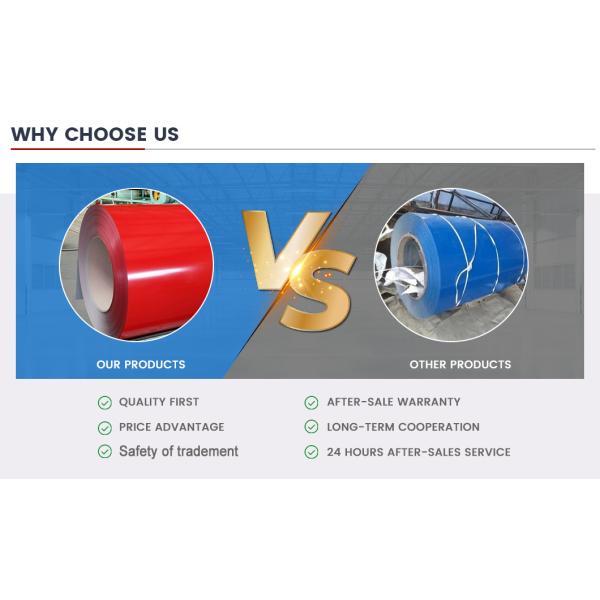 Рал цвет PPGI стальной катушки PE SMP PVDF Металлический цвет покрытых катушек