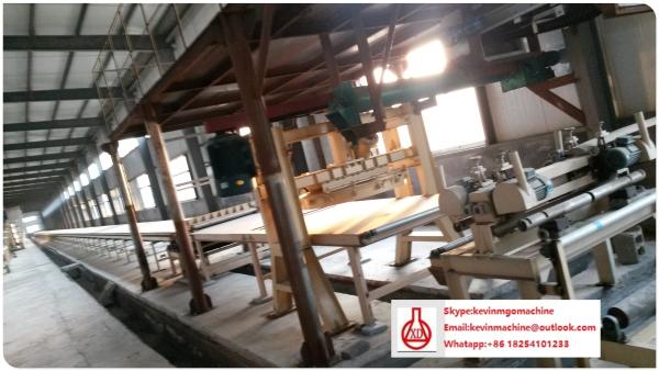 Linha de produção da placa do MgO da alta intensidade com tecnologia expulsando do rolo dobro