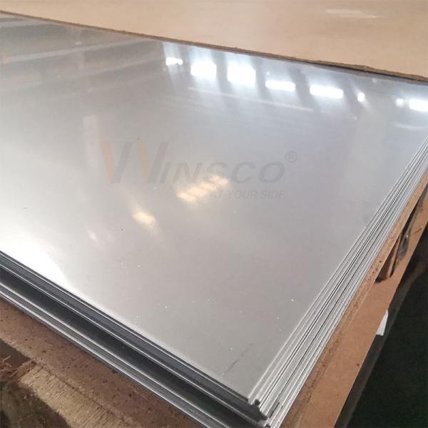 WinscoMetal 304 304L Grau 1500mmx300mm Placa de superfície do moinho de aço inoxidável 2B Folha 0.7mm espessura