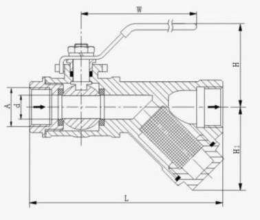 Продает Y-тип шаровой клапан GLQ11F-16P в 304 нержавеющей стали с индивидуальной поддержкой OEM