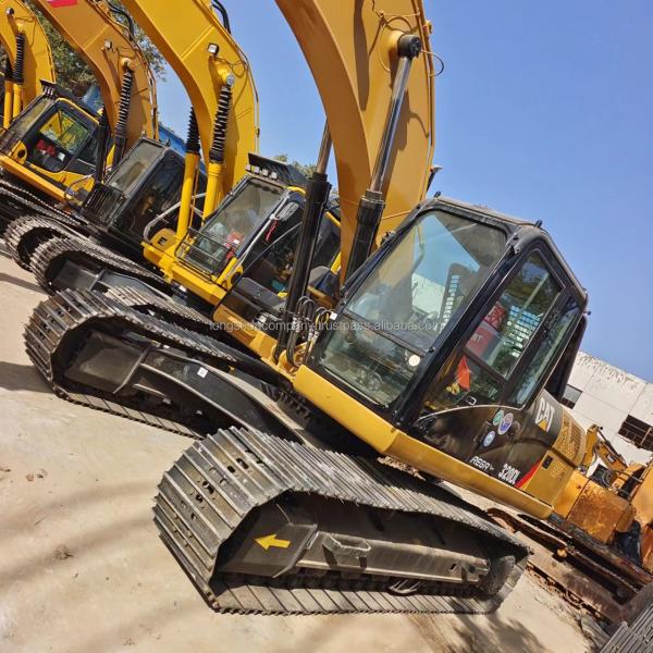 Used Caterpillar 320D Excavators Original CAT 320D 20 Ton Excavator with Consumption