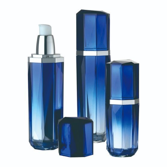 JL-LB302 PMMA / PP Vacuum Lotion Bottle Cosmetic Packaging 30ml 50ml 100ml