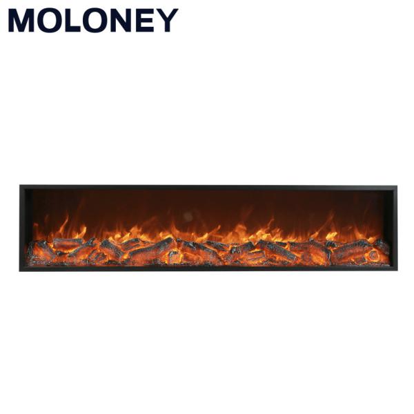 Autônomo nenhuma lâmpada elétrica fixada na parede DIY do diodo emissor de luz da chaminé do calor registra 180cm 70inch