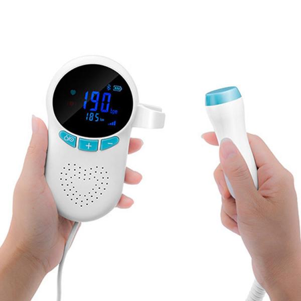 Home Digital Durable Pocket Size Portable Fetal Doppler Baby Heart Monitor Fetal Doppler