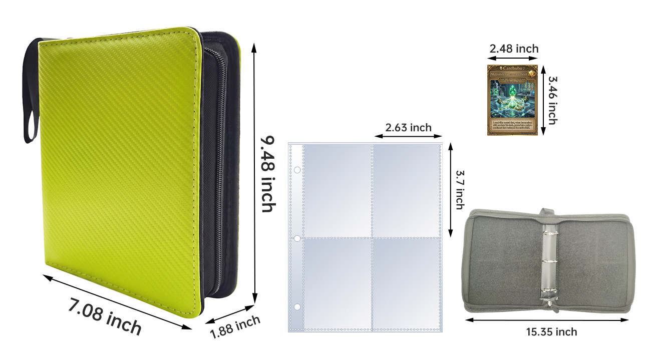 Professional Pu Card Binder Trading Card Collectible Pokemon Card Binder