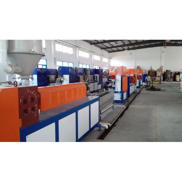 Automatic Double Screw Plastic Making Machine With 2 Lines Plastic Reel