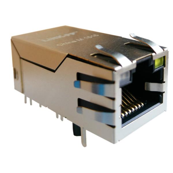 POE RJ45 Female Connector LPJK2064AONL Integrated Magnetics