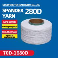 280D Spandex 100% cuentan un cuento la cuerda de los hilos de los lazos del filamento 24F para el telar