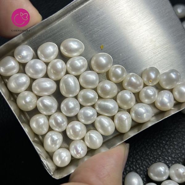 High Luster Loose Baroque Pearls White Freshwater Pearl Natural Real Beads From China