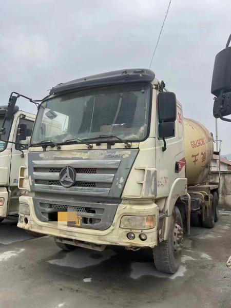 SY5255GJBID 12 Cbm White Used Concrete Trucks with Wide Vision Field