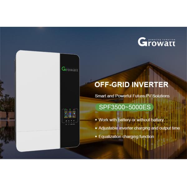 Growatt SPF 5000ES 48V 3500W 5000W MPPT Inversor solar para soluciones de energía fuera de la red