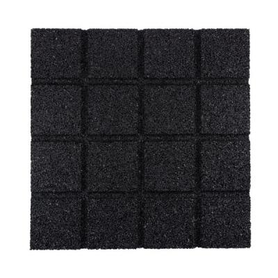 25mm Thick Crossfit Gym Floor Mats Black Sport Floor Mats Anti Slip