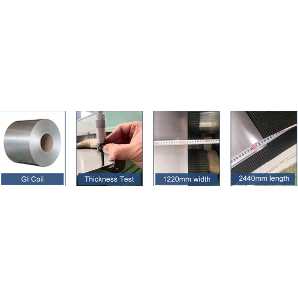 Цинк Dx51d 120g покрыл 0.12mm гальванизированную катушку стальной пластины для настилать крышу здание