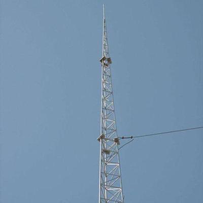 Galvanised Bts Gsm Lattice Steel Tower Microwave 90 M Antenna 35m 3 Leg