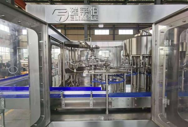 Touch Screen Control 0.25 Mpa Washing Capping Juice Filling Machine
