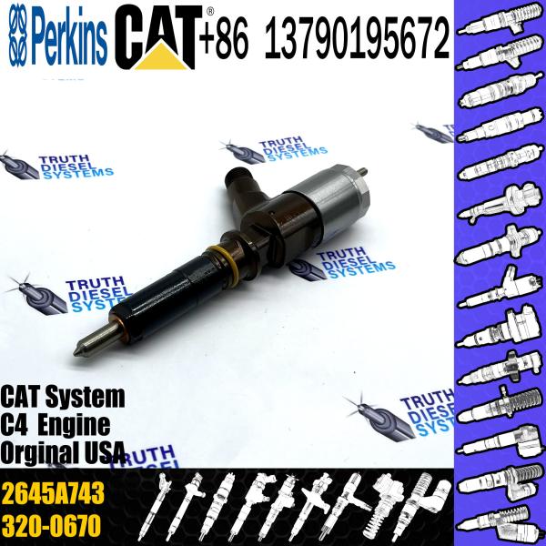 Diesel Common Rail Nozzle Injector fuel inyector 3210990 10R-7668 10R7668 321-0990 2645A743 For Caterpillar