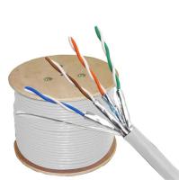 Cable Ethernet de condução de cobre puro Cat 6A para desempenho com material isolante HDPE