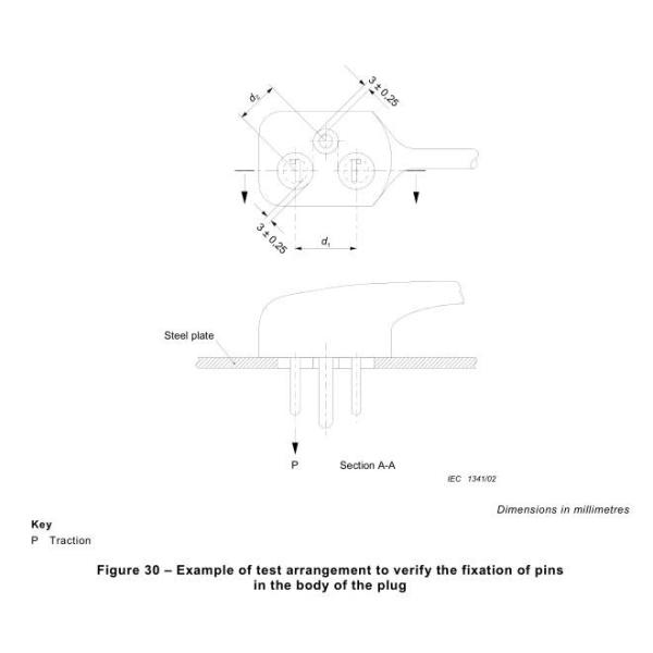 Single Station Fixation Pins Plug Socket Tester , Clause 24 Figure 30 IEC Test Equipment
