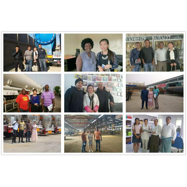 3 Axles Mechanical Suspension Flatbed Semi Trailer