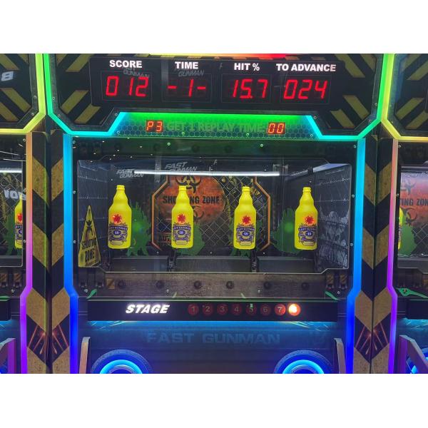 Hot Sale Playfun Fast Gunman Shooting Arcade Game Indoor Amusement Coin Operated Shoot Gun Shooting Games Machine for Kids