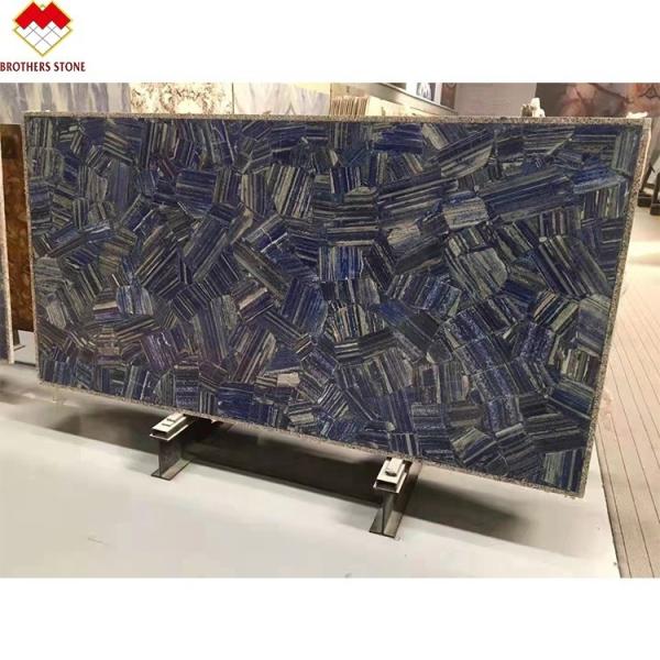 Modern Tile Azul Bahia Marble Blue Color Lemurian Blue Granite Slab for Interior Decoration