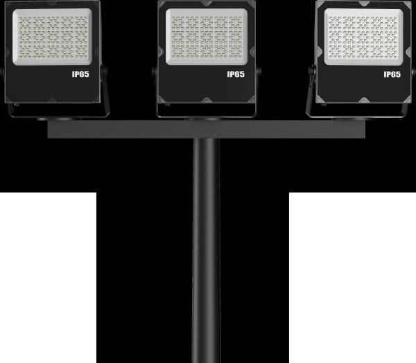 Lâmpada de estádio LED de alta eficiência 50W-300W Nova iluminação comercial IP66 Para local de esportes, armazém, aeroporto