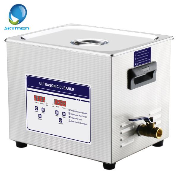 Surgery Tools Benchtop Ultrasonic Cleaner Dropper Glass Container 40KHz 15L 360W