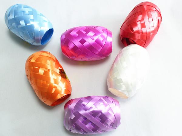 Plastic Ribbon Confetti Star Bow Satin Curling Ribbon Egg For Decoration
