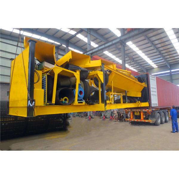 80 -100 Tph Compost Trommel Screen Gold Trommel Screen Diesel Generator