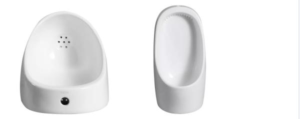 Children'S Men Urinal Toilet Hand Mounted White Gravity Flushing