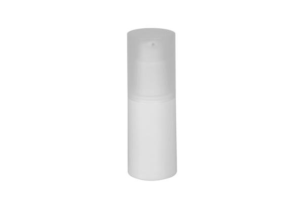 White PP Cream Airless Pump Bottle  Transparent Lotion 15ml 30ml 60ml 80ml Cosmetic Packaging  Eye  Hand  Face UKA20