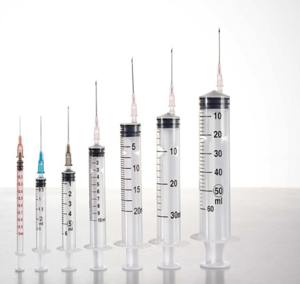 EO Sterilized Leak-Proof 2-Part Disposable Sterile Syringe for Medical Use