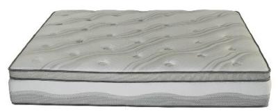 White soft luxury Euro top home/hotel bed independent pocket spring mattress adding latex and high density foam