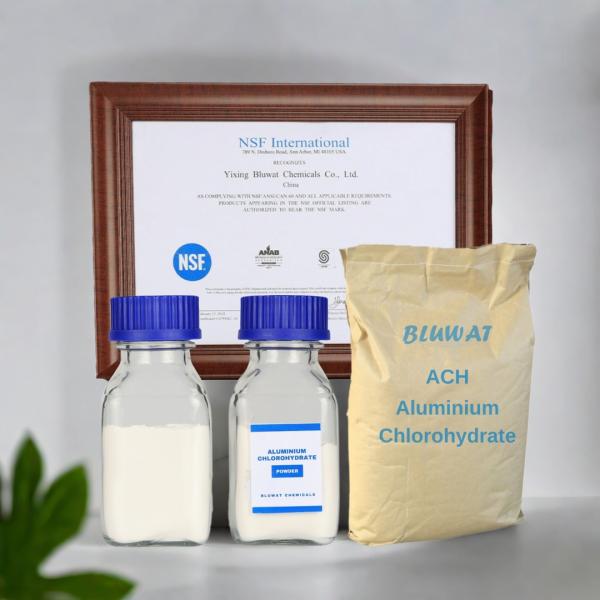 NSF Aluminum Chlorohydrate ACH Powder High Efficiency Coagulant For Desalination Wastewater Treatment
