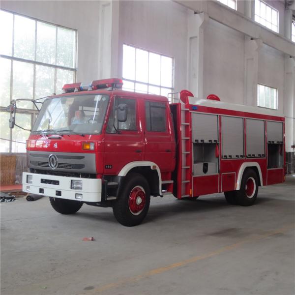 Red 140KW 5000L Dongfeng 4*2 Fire Fighting Truck