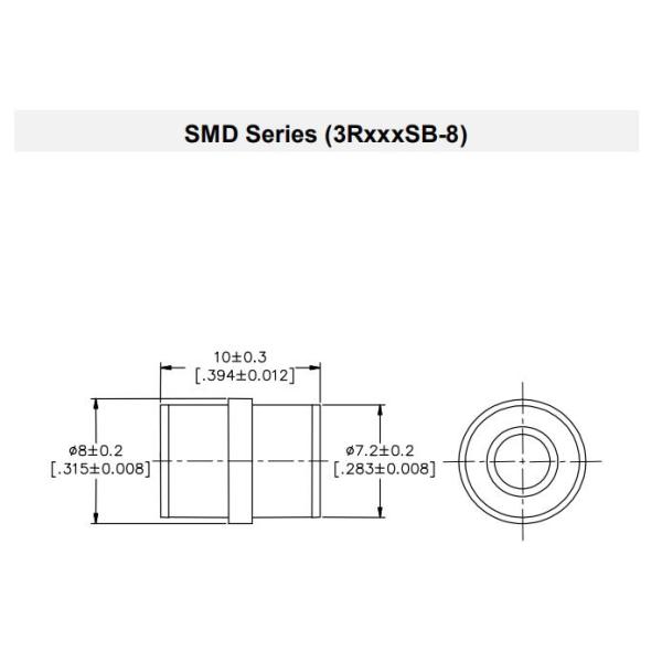3RB-8 Arrestor Arrester 75V-800V GDT нагнетательной трубы газа ограничителя перенапряжения серии 3R 10KA 1.5pF