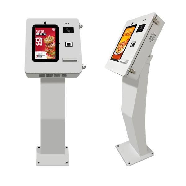 Restaurant Ordering Outdoor Self-service Kiosk  PCAP Touch Screen Self-service Kiosk 15.6 Inch Self-service Pos System